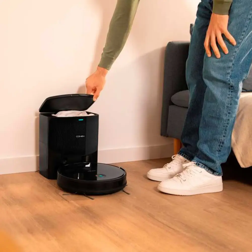 Robot aspirador Cecotec Conga 2299 Ultra Home X-Treme X 4 en 1 WiFi Alexa Google Assistant SmartGyro 4.0 negro