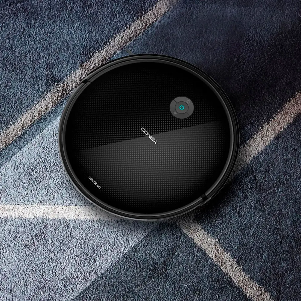 Robot aspirador Cecotec Conga 2499 Ultra Home Evolucionado 2100Pa 4 en 1 conexión WiFi con accesorios negro
