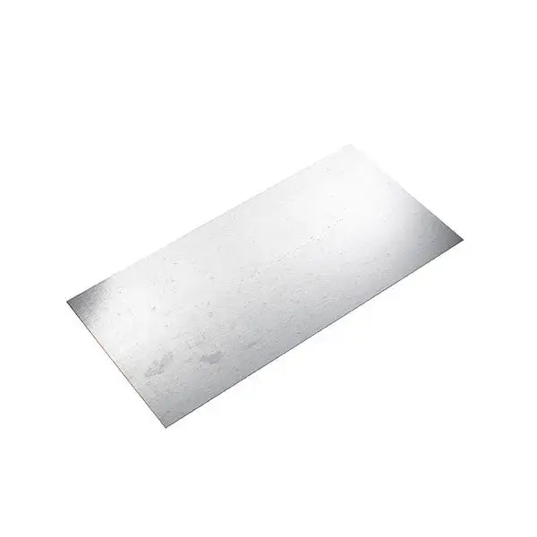 Chapa de acero galvanizado 500 x 250 x 1 mm