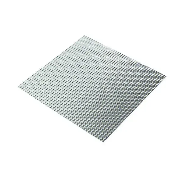 Chapa de aluminio punta diamante 1000 x 500 x 0,5 mm