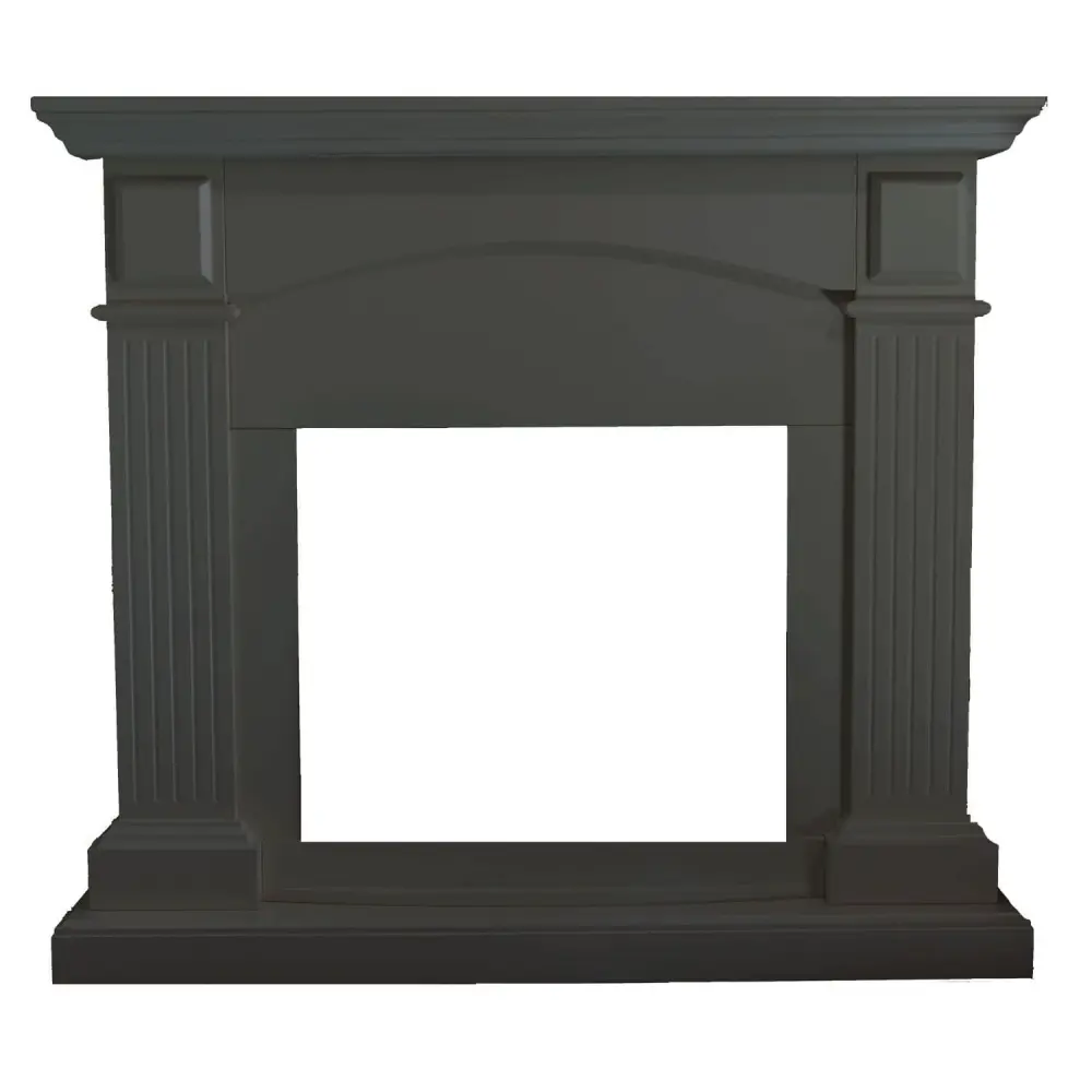 Marco de chimenea mdf gris oscuro sined cornice camino cetona Mpc