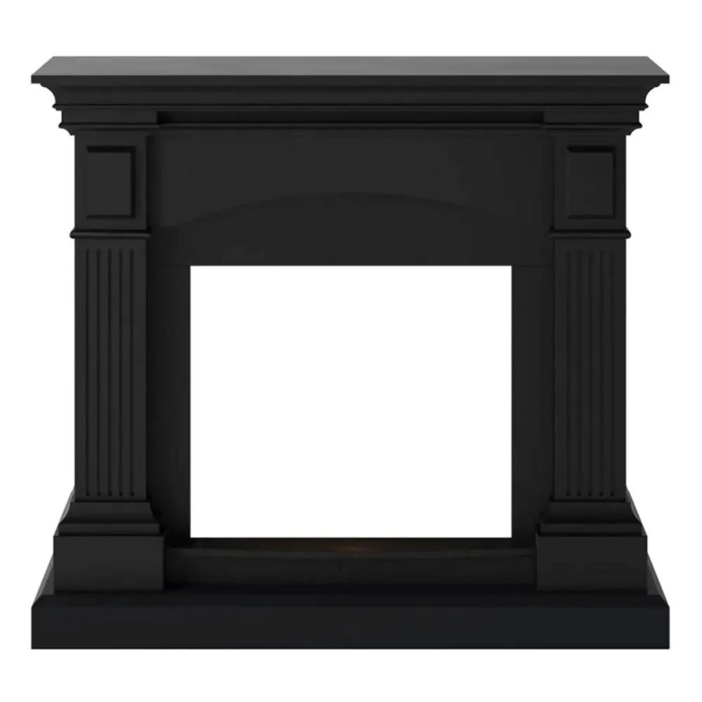 Marco de chimenea de mdf negro profundo sined cornice camino cetona Mpc