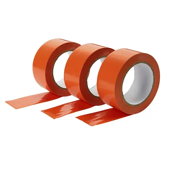 Pack 3 cintas de reparación pvc naranja 33 m 50 mm