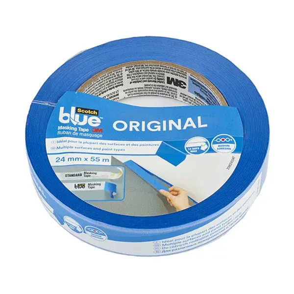 Cinta krepp azul 24 mm x 55 m scotch 3m