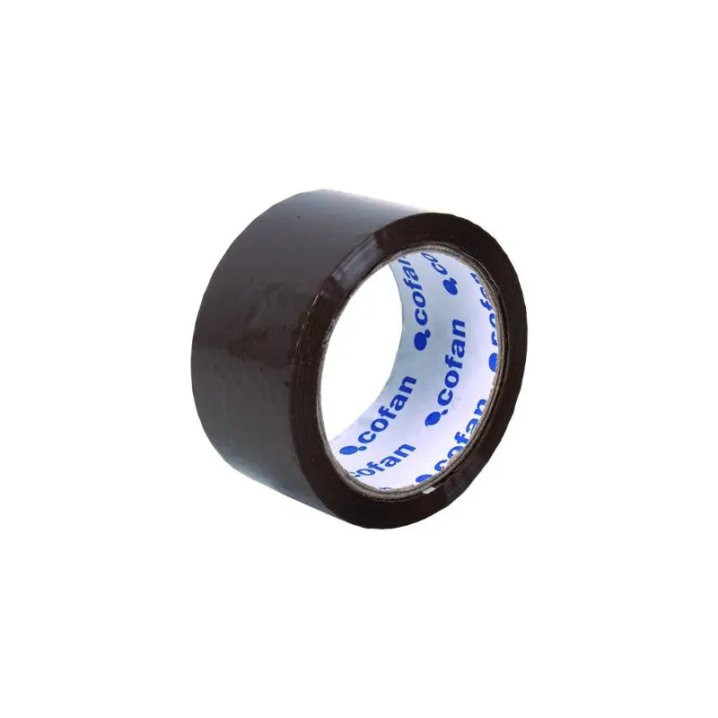 Precinto acrilico marron 45 micras 48 mm x 66 metros Cofan