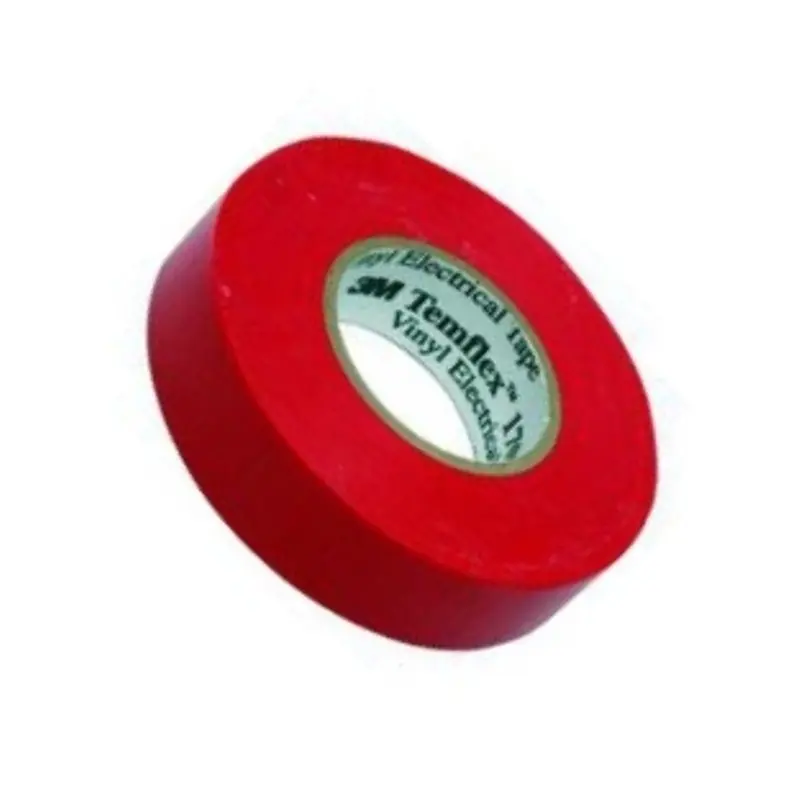 Cinta aislante temflex rojo 3m 20mx19mm Duver