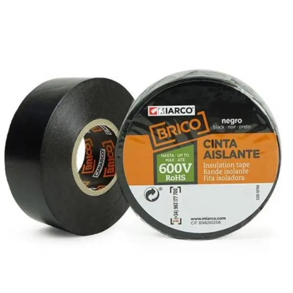 Cinta aislante 25m.x25 negra c-10 Miarco