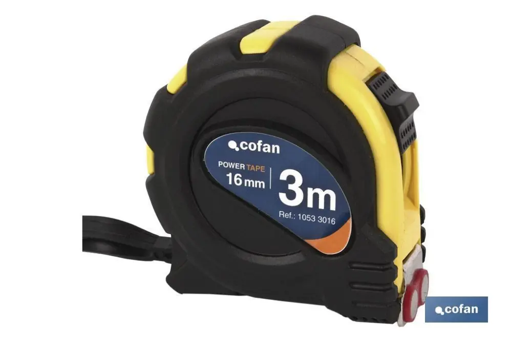 Flexómetro magnético 25 mm x 8 m Cofan