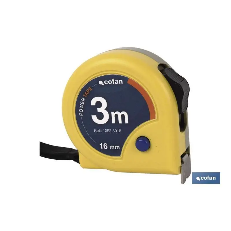 Flexómetro standard 19 mm x 5 m Cofan