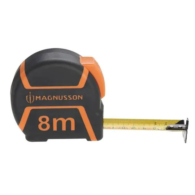 Flexómetro 8 m x 25 mm magnusson