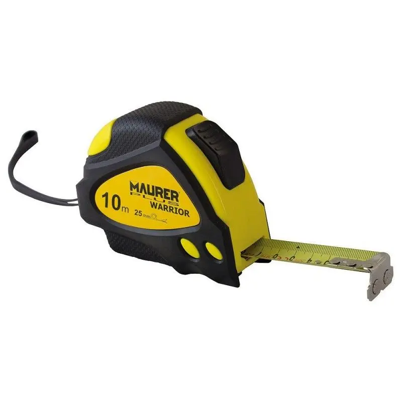 Flexometro magnetico grip topline con freno 10 metros / 25 mm. Maurer