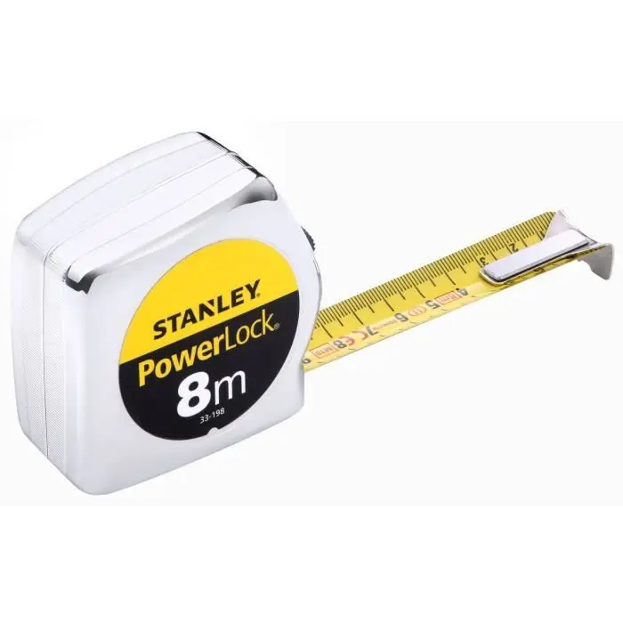 Medida - stanley - 0-33-198 - 8 m x 25 mm - powerlock classic - abs