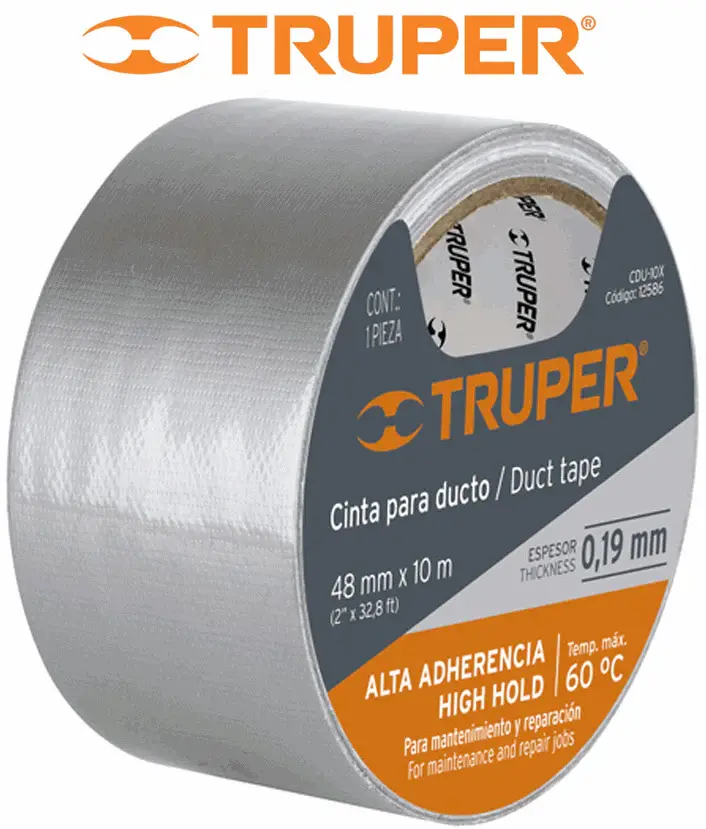 Cinta Métrica CINTA PARA DUCTO "TRUPER" 0.19MM X 30 METROS