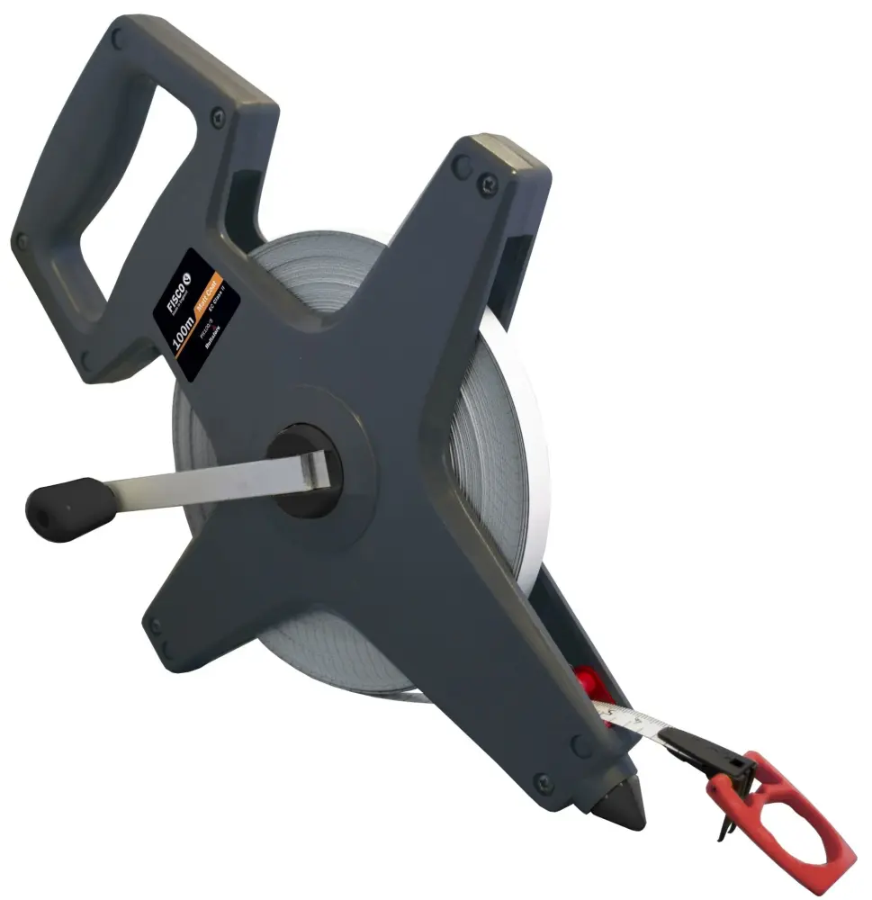 Fisco PR100 - PACER metálico measuring tape (m) con Gancho Magnético