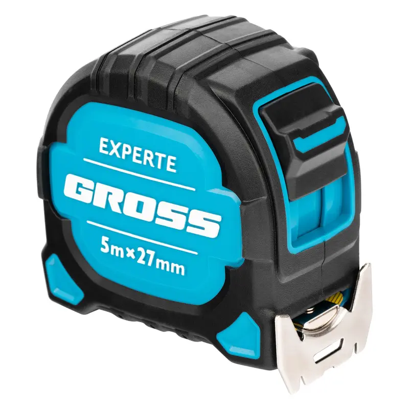 Gross - cinta métrica experte - 5m x 27mm con Clip para Cinturón