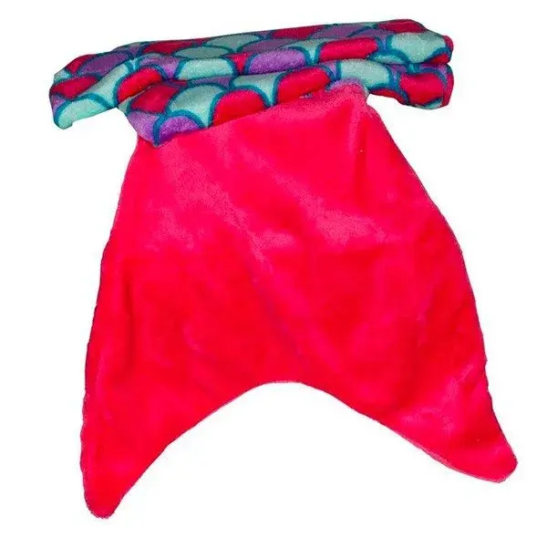 Manta polar sirena Nebraska adulto rosa 140 x 49 cm