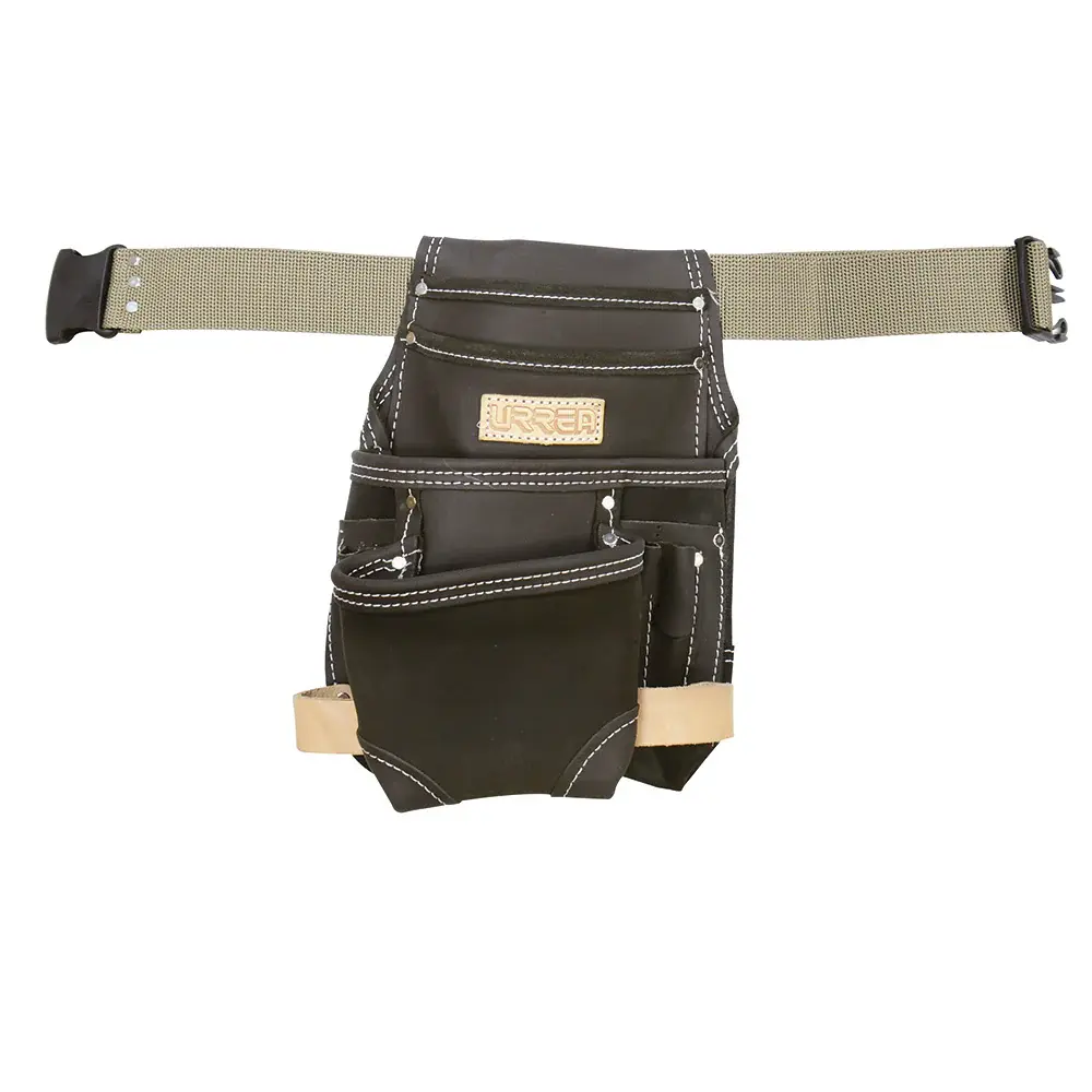 Organizador de Pared Portaherramientas de piel con cinturón, 10 bolsillos Urrea