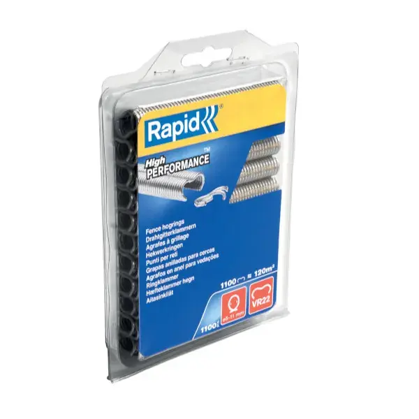 Grapas Rapid VR22 anilladas 1100 uds