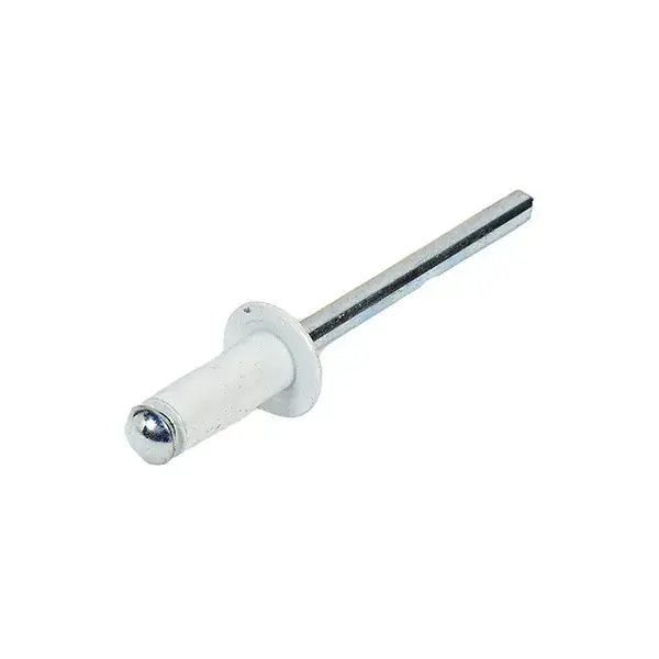 Remache lacado blanco 4,8x12 mm 40 uds