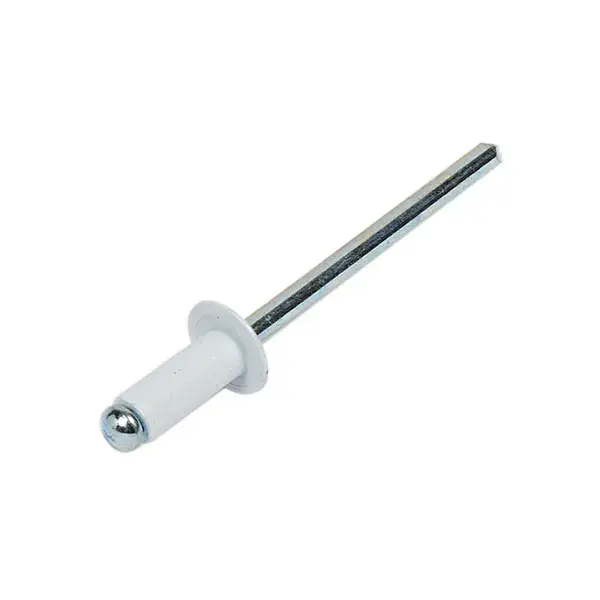 Remache lacado blanco 4x10 mm 55 uds