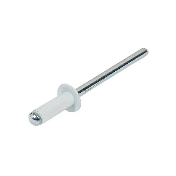 Remache lacado blanco 4x12 mm 50 uds