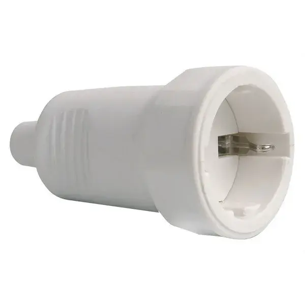 Base goma 16a 230v blanca simon