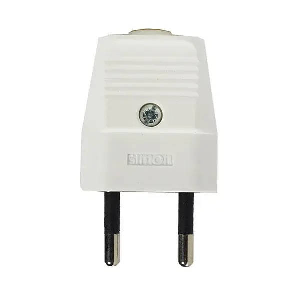Clavija 10a 250v blanca simon