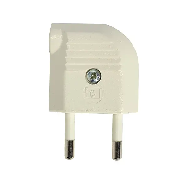 Clavija 10a 250v lateral blanco simon