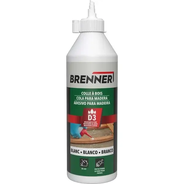 Adhesivo para madera blanco 500 ml Brenner Brenner_logo