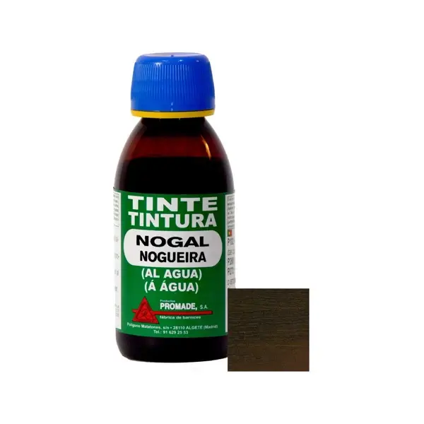 Tinte al agua nogal 125 ml