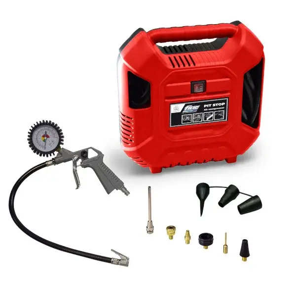 Compresor pit stop 1,5 hp con accesorios fiac