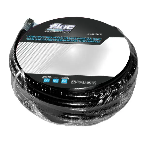 Manguera pvc con racor universal 10 m fiac