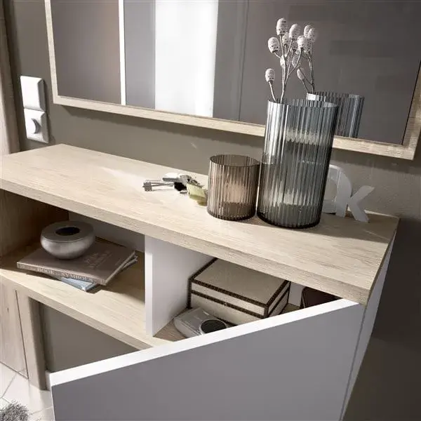 Conector de Crimpado Recibidor Kam 1 puerta y espejo natural/blanco 03K4358643