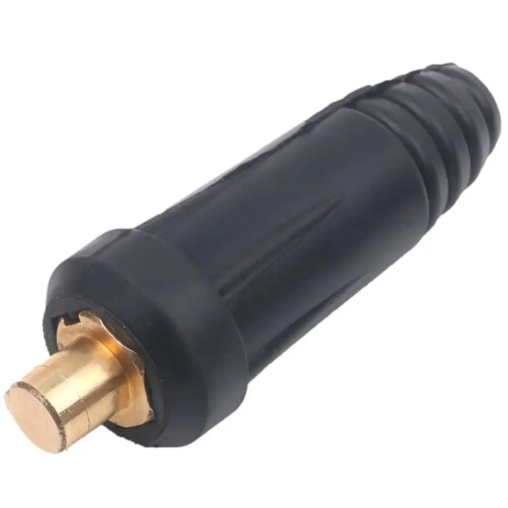 Cobre Premium Conector Macho 9 Mm 10-25 Para Soldadora Electrodo Tig