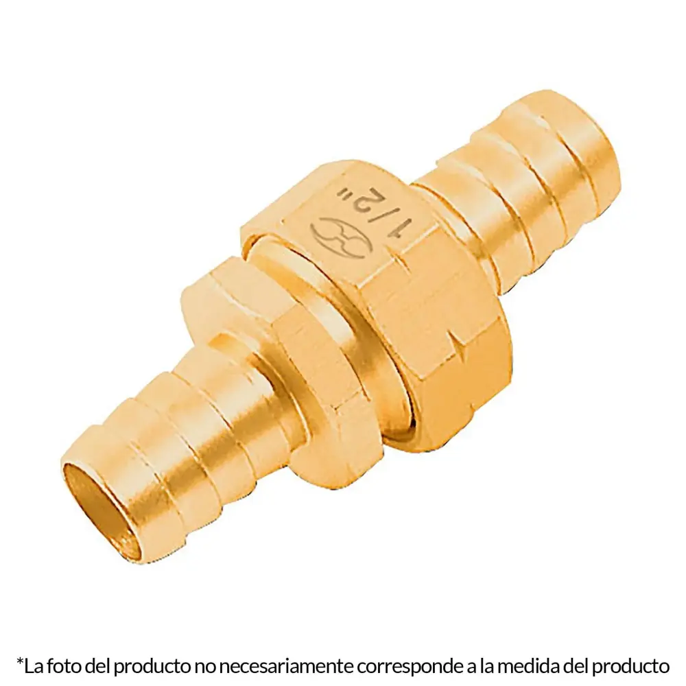 Profesional Certificado Conectores macho y hembra 3/4", de latón