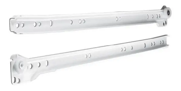 Corredera p/cajon c/blanco 16" - Schubert para Armarios Empotrados