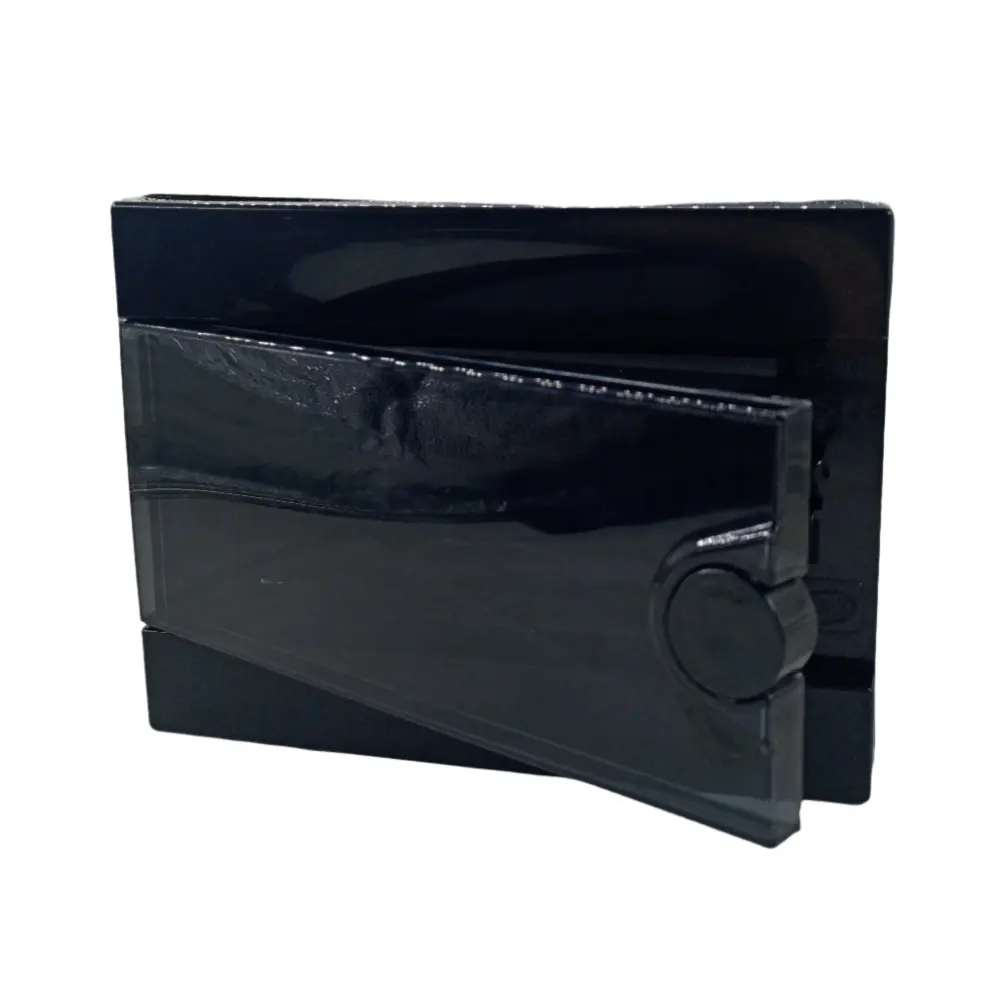 ARS Cuadro de distribución configurable 9 MOD (9 fusibles), armario de distribución empotrado de plástico, puerta trans...