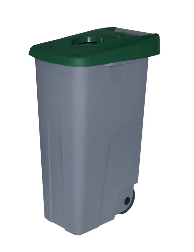 110 l - tapa abierta - verde - contenedor de basura denox 65, 85 y 110 - Famesa