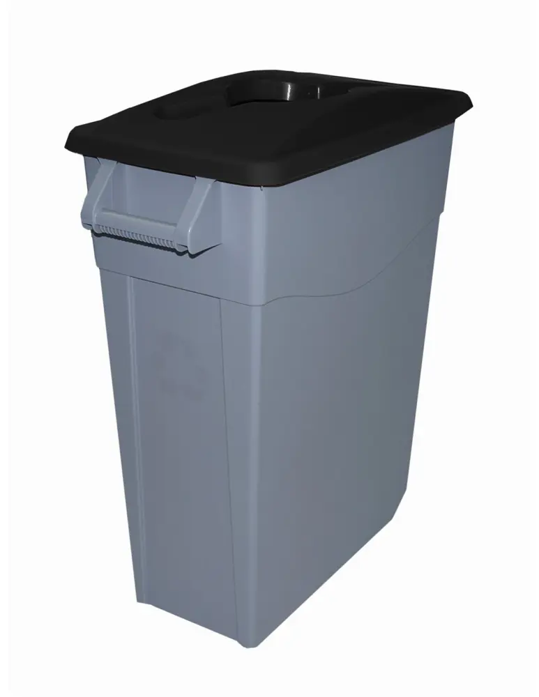 65 l - tapa abierta - negro - contenedor de basura denox 65, 85 y 110 - d Famesa