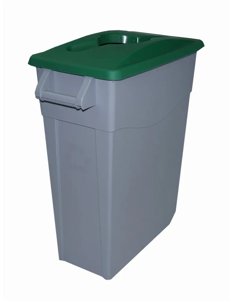 65 l - tapa abierta - verde - contenedor de basura denox 65, 85 y 110 - d Famesa