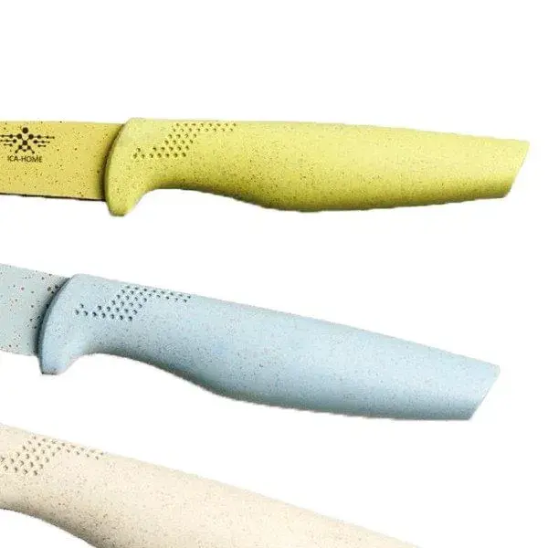Juego 6 cuchillos IC-Z7001 acero inoxidable colores surtidos