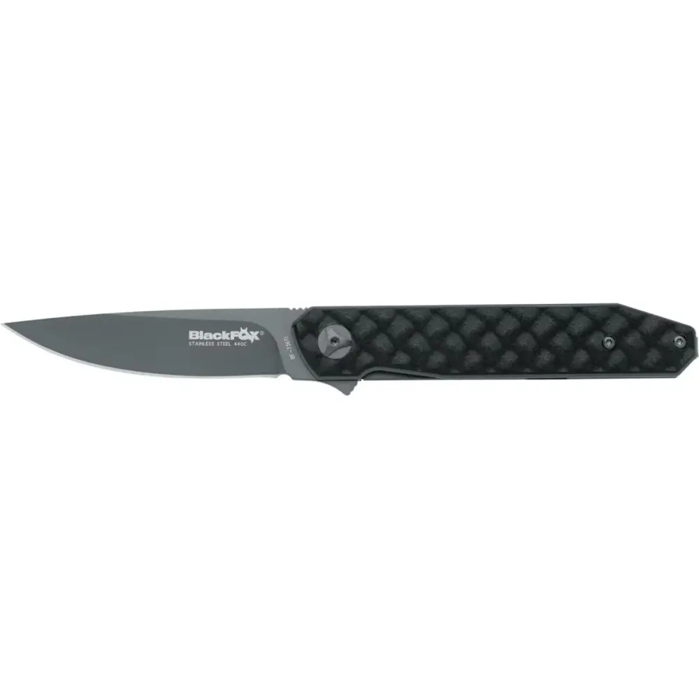 Navaja de bolsillo plegable Fox Knives RELOADED, hoja de acero 440C recubierta de titanio, hecha para durar