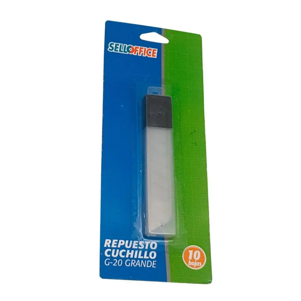 Repuesto Cuchillo Cartonero 18 Mm 10 Hojas