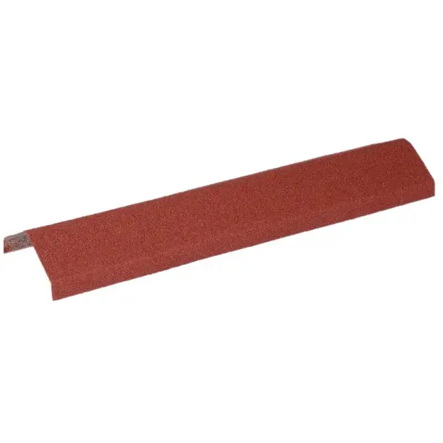 Cumbrera para placa metálica mineral roja