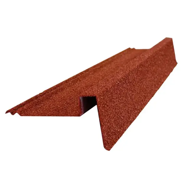 Perfil para placa metálica mineral roja