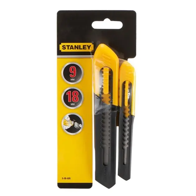Uso juegos 2 cúter 9 - 18 mm stanley