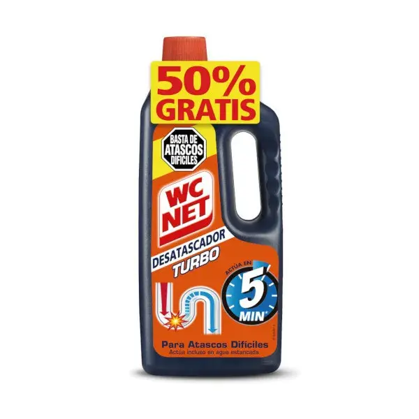 Wc net desatascador turbo 1l