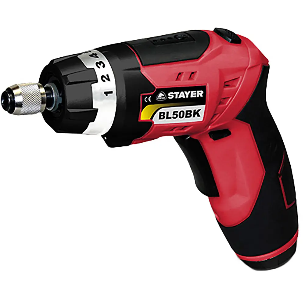 Atornillador baterí de litio stayer bricolaje 3,6v con maletín extraíble