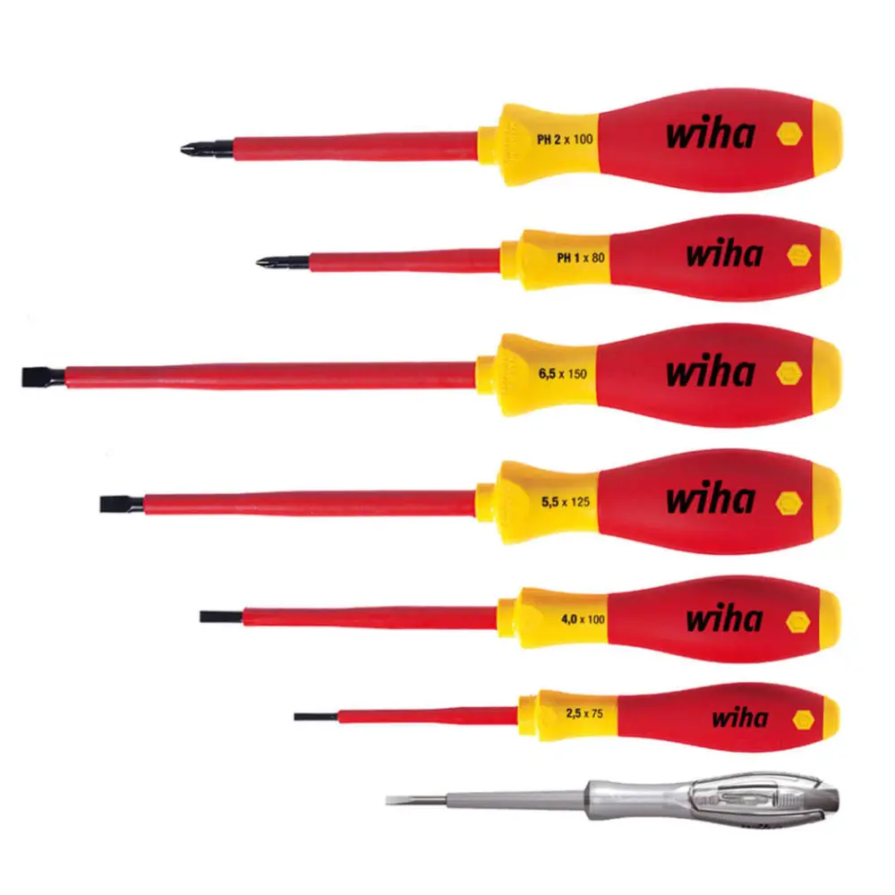 Wiha juego de 7 destornilladores buscapolos softfinish 320n k7