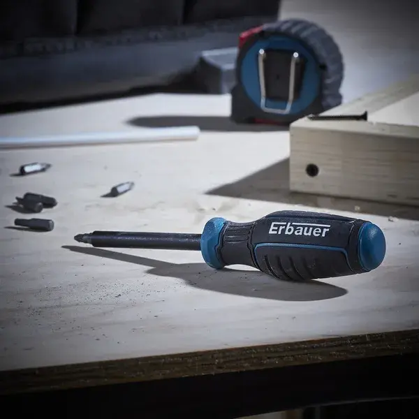 Destornillador carraca 75 mm Erbauer